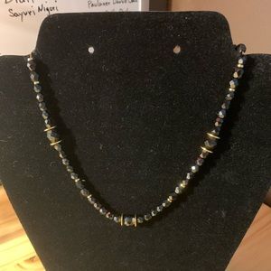 Black and gold necklace